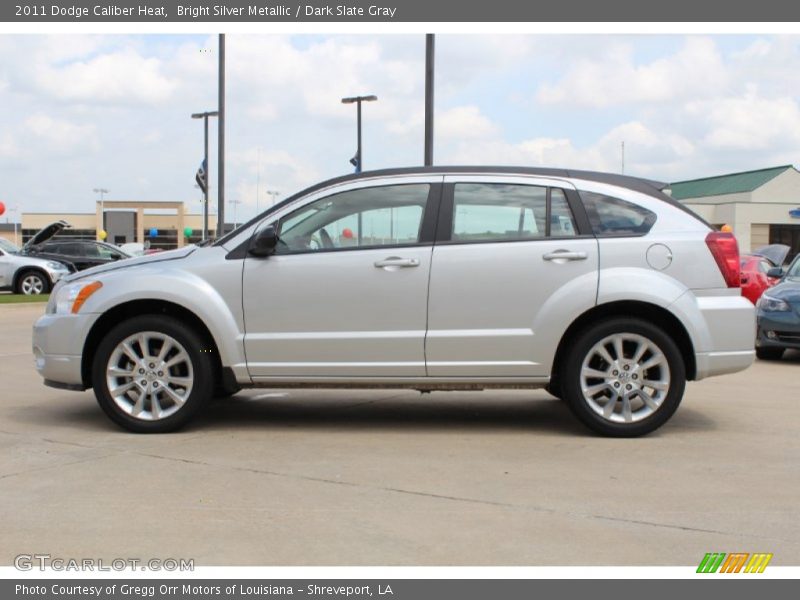 Bright Silver Metallic / Dark Slate Gray 2011 Dodge Caliber Heat