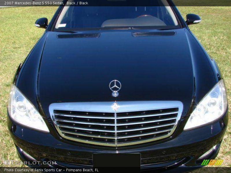 Black / Black 2007 Mercedes-Benz S 550 Sedan