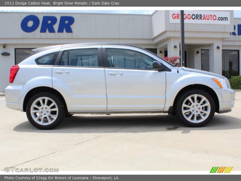 Bright Silver Metallic / Dark Slate Gray 2011 Dodge Caliber Heat