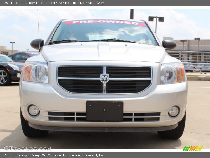 Bright Silver Metallic / Dark Slate Gray 2011 Dodge Caliber Heat