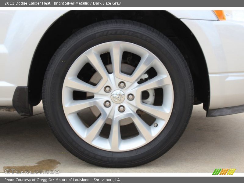 Bright Silver Metallic / Dark Slate Gray 2011 Dodge Caliber Heat