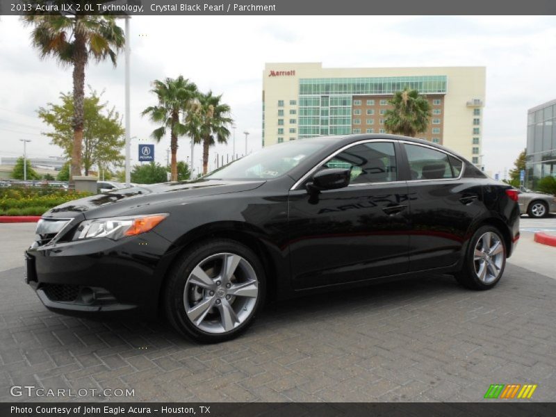 Crystal Black Pearl / Parchment 2013 Acura ILX 2.0L Technology