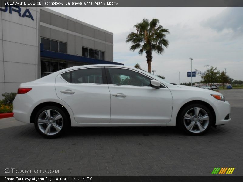 Bellanova White Pearl / Ebony 2013 Acura ILX 2.0L Technology