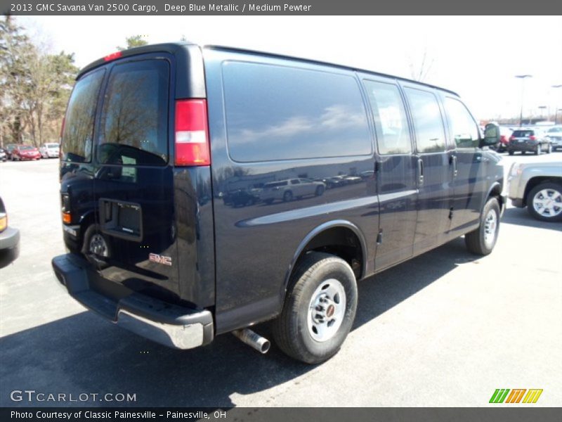 Deep Blue Metallic / Medium Pewter 2013 GMC Savana Van 2500 Cargo