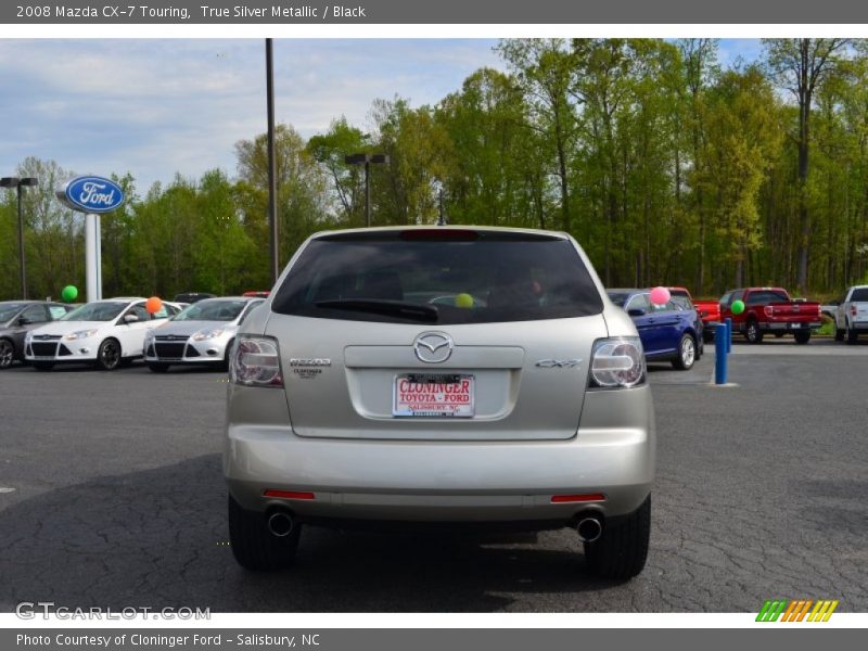 True Silver Metallic / Black 2008 Mazda CX-7 Touring