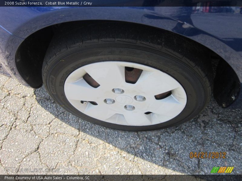 Cobalt Blue Metallic / Grey 2008 Suzuki Forenza