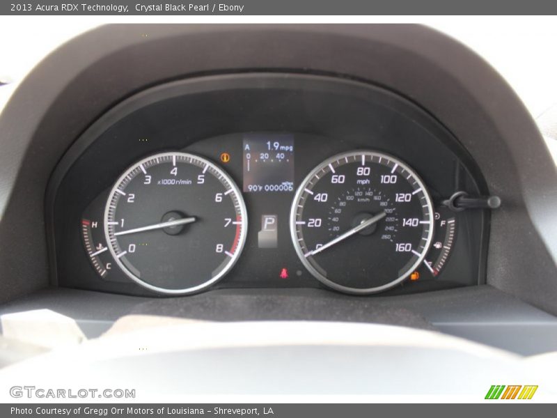 Crystal Black Pearl / Ebony 2013 Acura RDX Technology