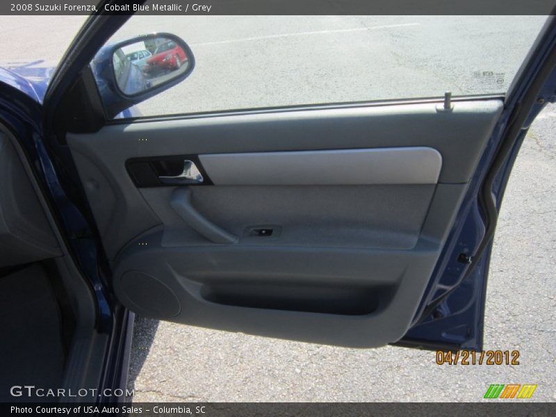 Cobalt Blue Metallic / Grey 2008 Suzuki Forenza