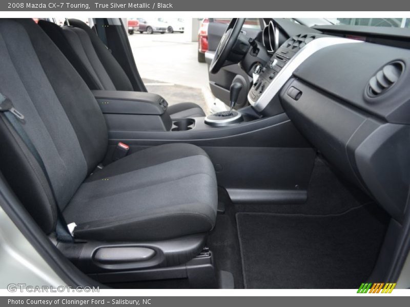 True Silver Metallic / Black 2008 Mazda CX-7 Touring