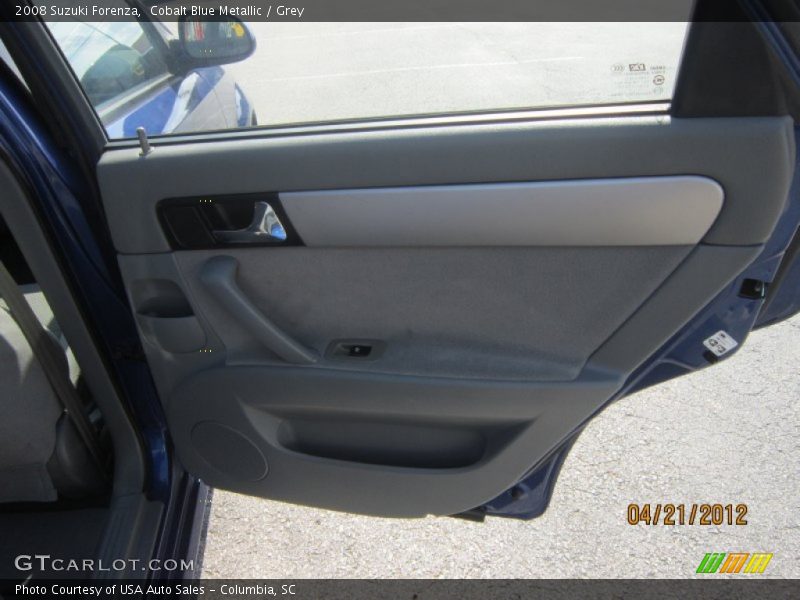 Cobalt Blue Metallic / Grey 2008 Suzuki Forenza