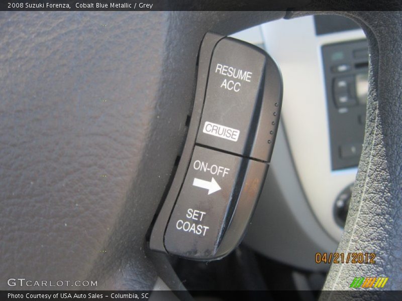 Cobalt Blue Metallic / Grey 2008 Suzuki Forenza