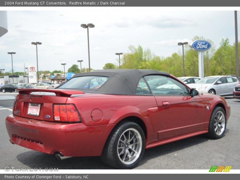 Redfire Metallic / Dark Charcoal 2004 Ford Mustang GT Convertible