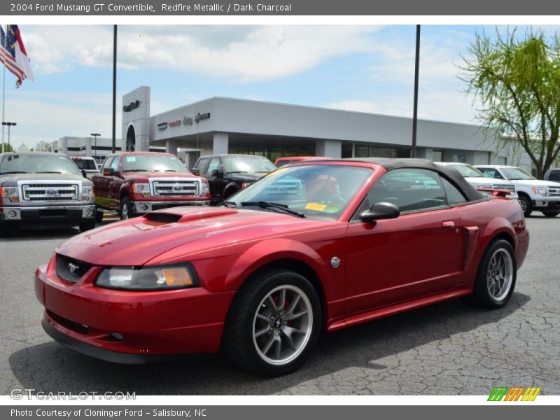 Redfire Metallic / Dark Charcoal 2004 Ford Mustang GT Convertible