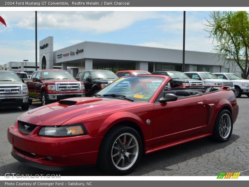 Redfire Metallic / Dark Charcoal 2004 Ford Mustang GT Convertible