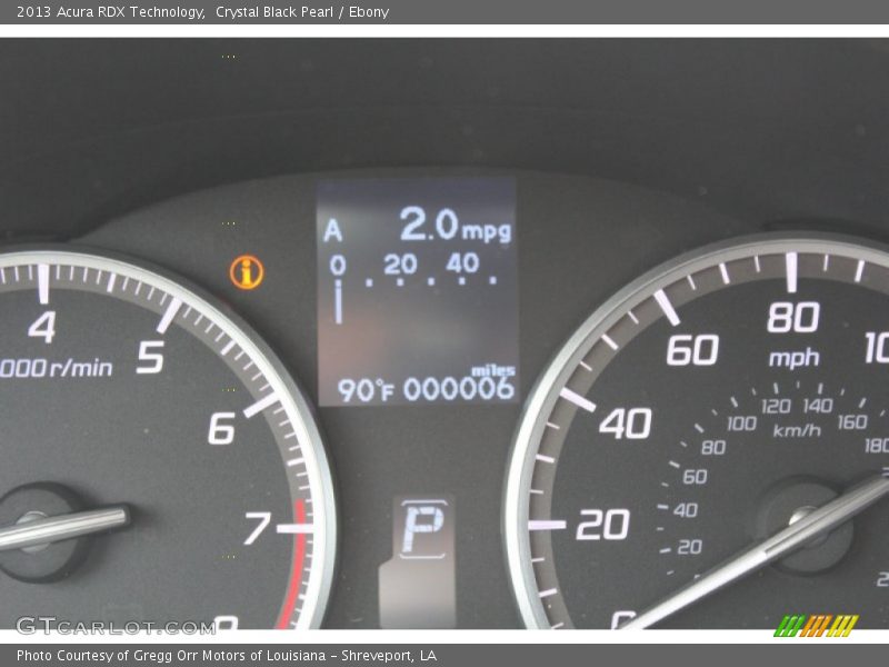 Crystal Black Pearl / Ebony 2013 Acura RDX Technology