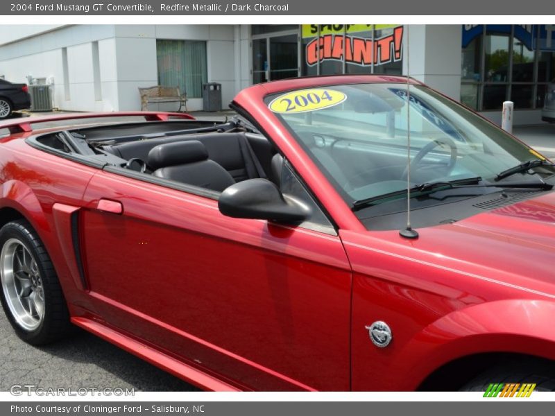 Redfire Metallic / Dark Charcoal 2004 Ford Mustang GT Convertible
