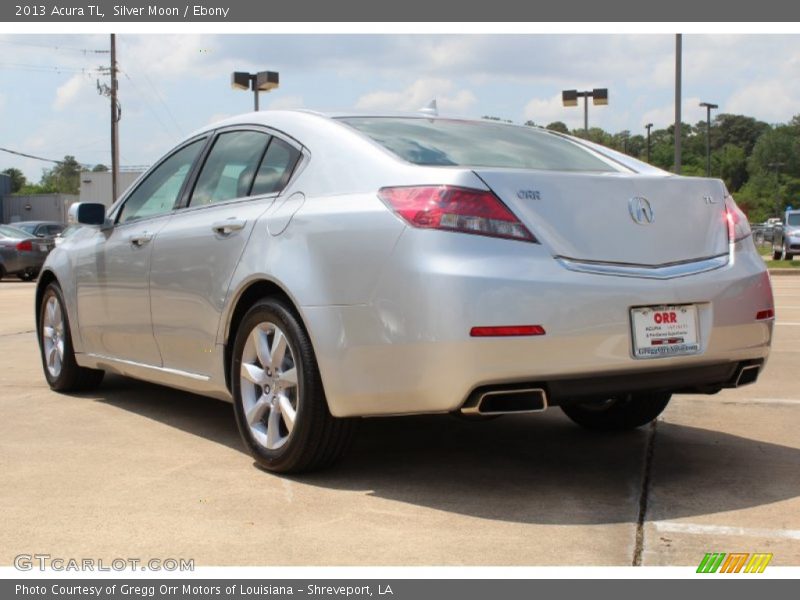 Silver Moon / Ebony 2013 Acura TL