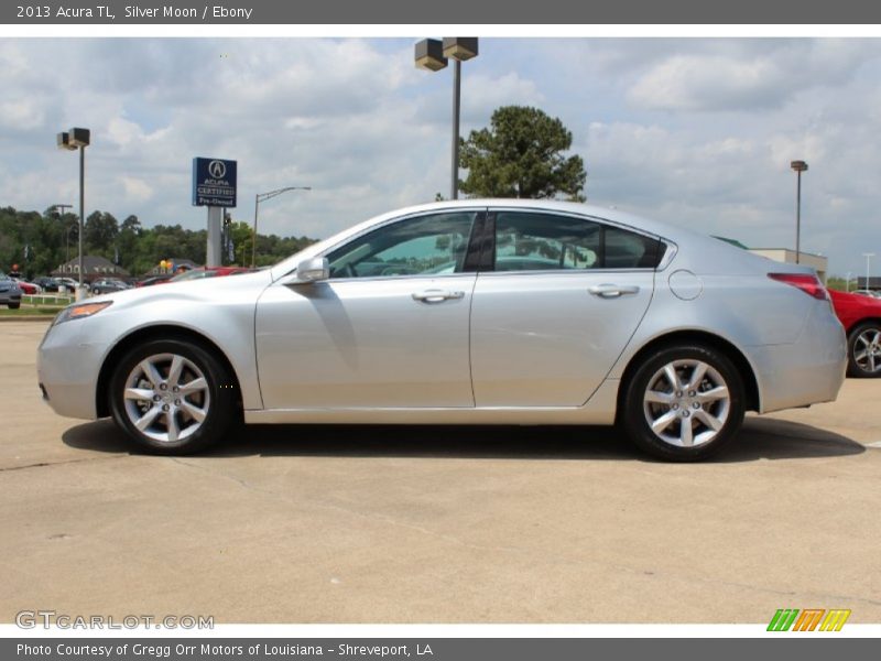 Silver Moon / Ebony 2013 Acura TL