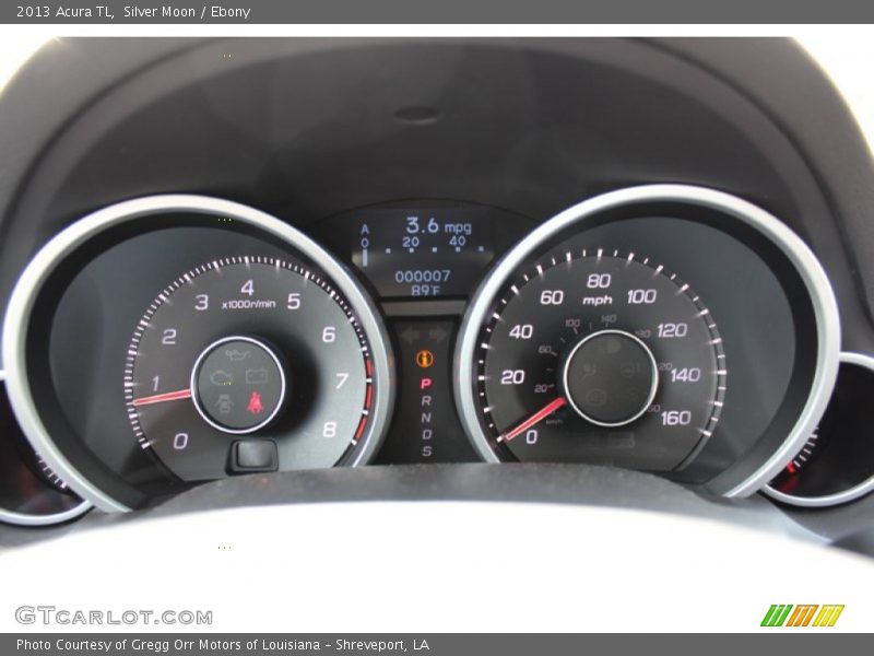 Silver Moon / Ebony 2013 Acura TL