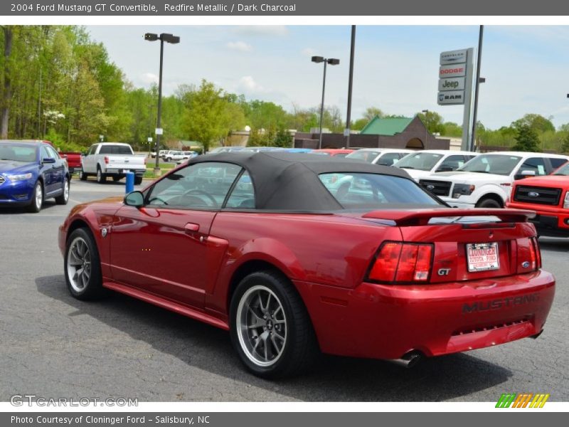 Redfire Metallic / Dark Charcoal 2004 Ford Mustang GT Convertible