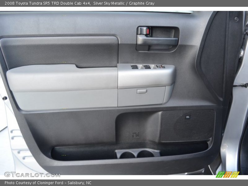 Silver Sky Metallic / Graphite Gray 2008 Toyota Tundra SR5 TRD Double Cab 4x4