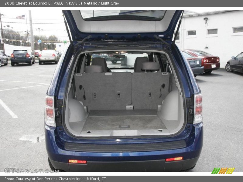 Navy Blue Metallic / Light Gray 2008 Chevrolet Equinox LT AWD