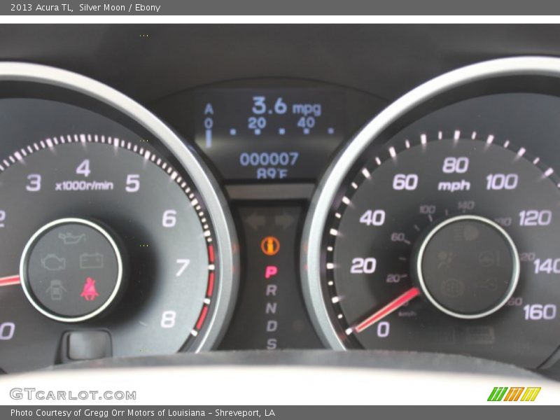Silver Moon / Ebony 2013 Acura TL