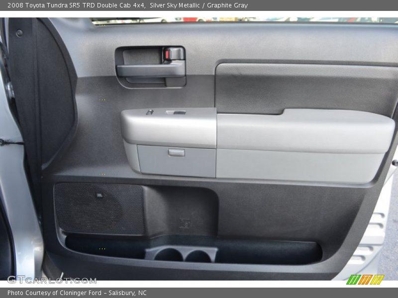 Silver Sky Metallic / Graphite Gray 2008 Toyota Tundra SR5 TRD Double Cab 4x4