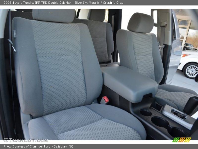 Silver Sky Metallic / Graphite Gray 2008 Toyota Tundra SR5 TRD Double Cab 4x4