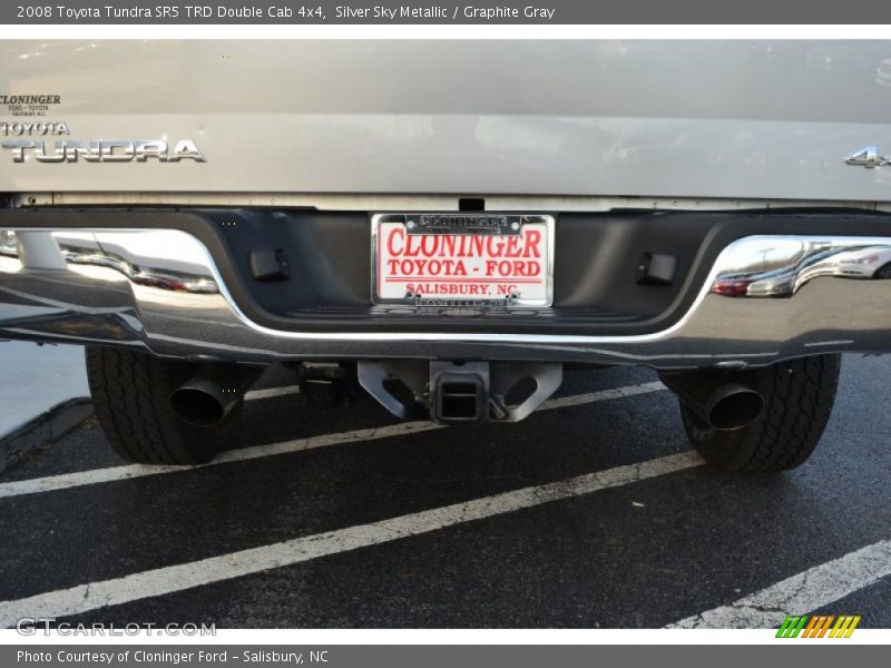 Silver Sky Metallic / Graphite Gray 2008 Toyota Tundra SR5 TRD Double Cab 4x4