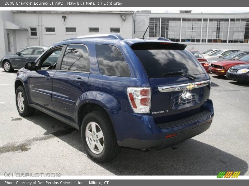 Navy Blue Metallic / Light Gray 2008 Chevrolet Equinox LT AWD
