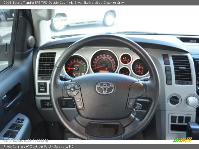 Silver Sky Metallic / Graphite Gray 2008 Toyota Tundra SR5 TRD Double Cab 4x4