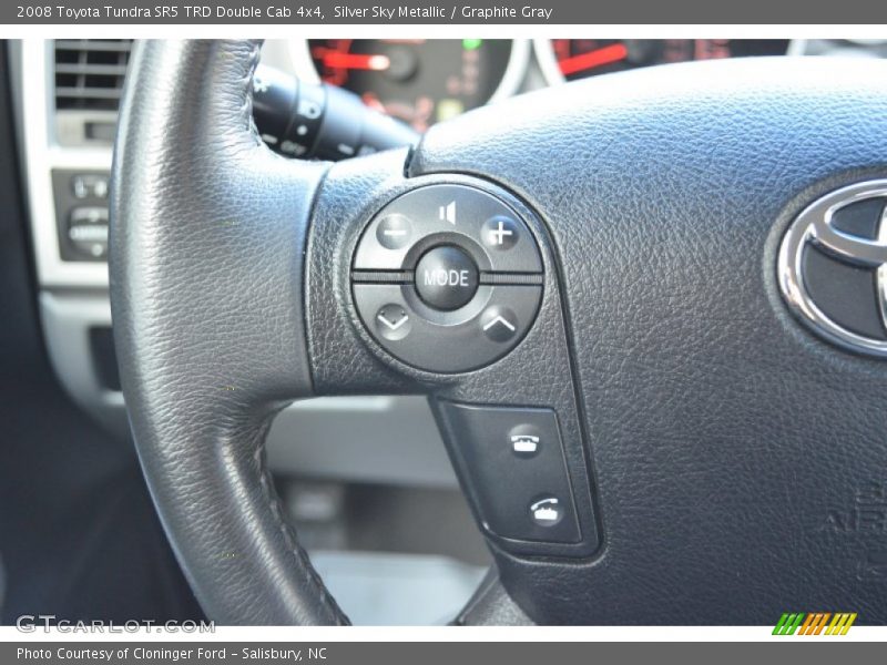 Silver Sky Metallic / Graphite Gray 2008 Toyota Tundra SR5 TRD Double Cab 4x4