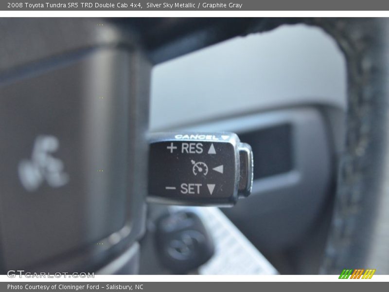 Silver Sky Metallic / Graphite Gray 2008 Toyota Tundra SR5 TRD Double Cab 4x4