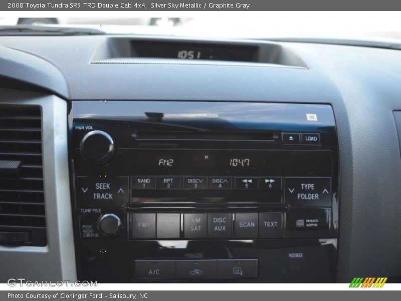 Silver Sky Metallic / Graphite Gray 2008 Toyota Tundra SR5 TRD Double Cab 4x4