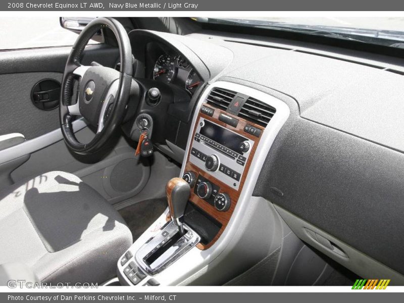 Navy Blue Metallic / Light Gray 2008 Chevrolet Equinox LT AWD