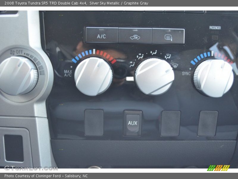 Silver Sky Metallic / Graphite Gray 2008 Toyota Tundra SR5 TRD Double Cab 4x4