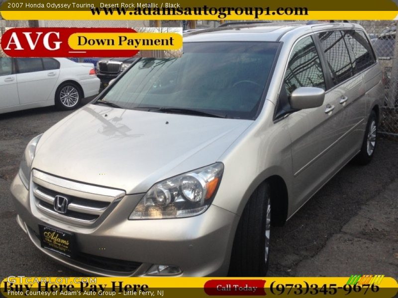 Desert Rock Metallic / Black 2007 Honda Odyssey Touring