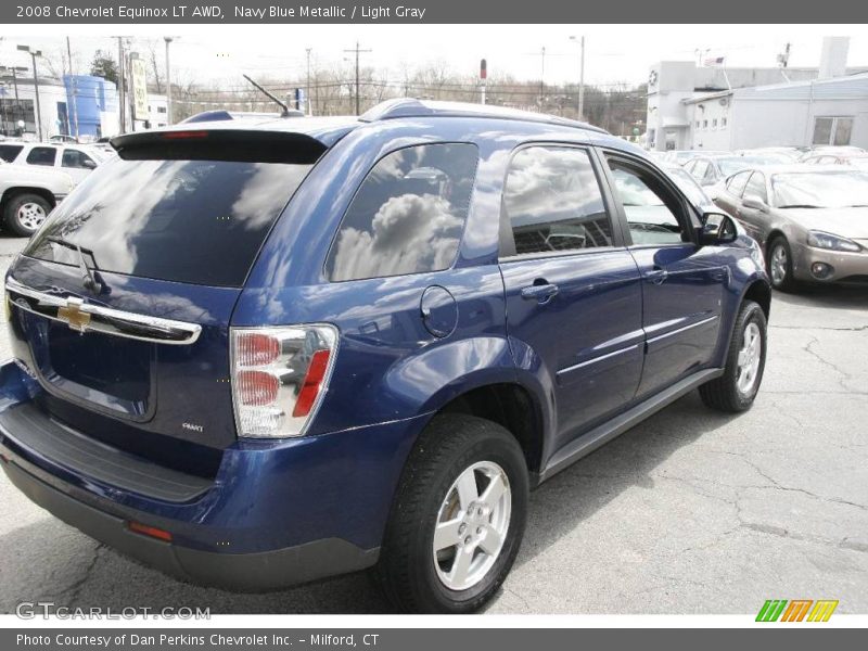 Navy Blue Metallic / Light Gray 2008 Chevrolet Equinox LT AWD