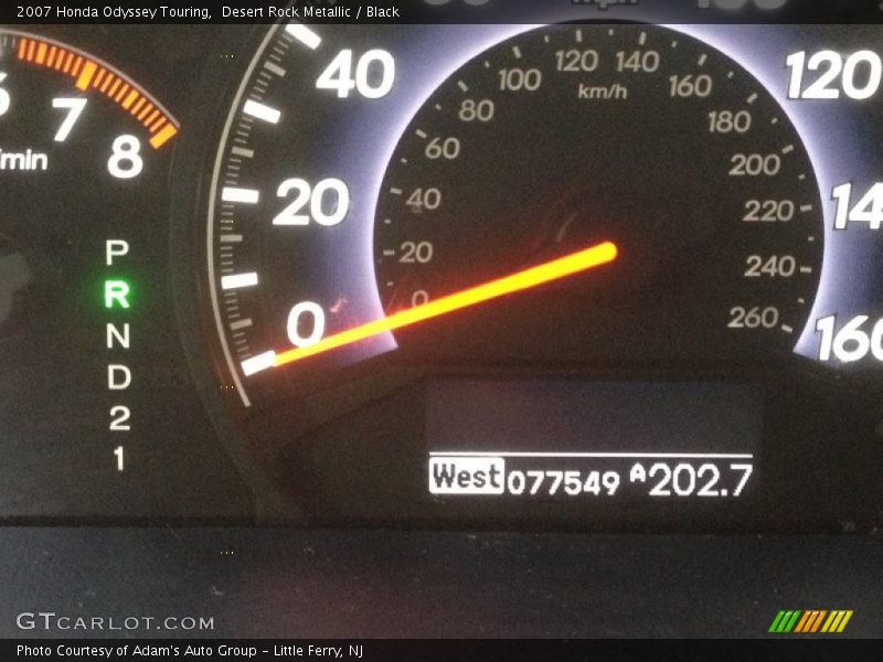 Desert Rock Metallic / Black 2007 Honda Odyssey Touring