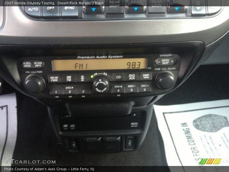 Desert Rock Metallic / Black 2007 Honda Odyssey Touring