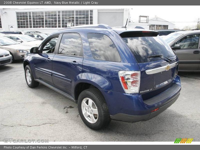 Navy Blue Metallic / Light Gray 2008 Chevrolet Equinox LT AWD