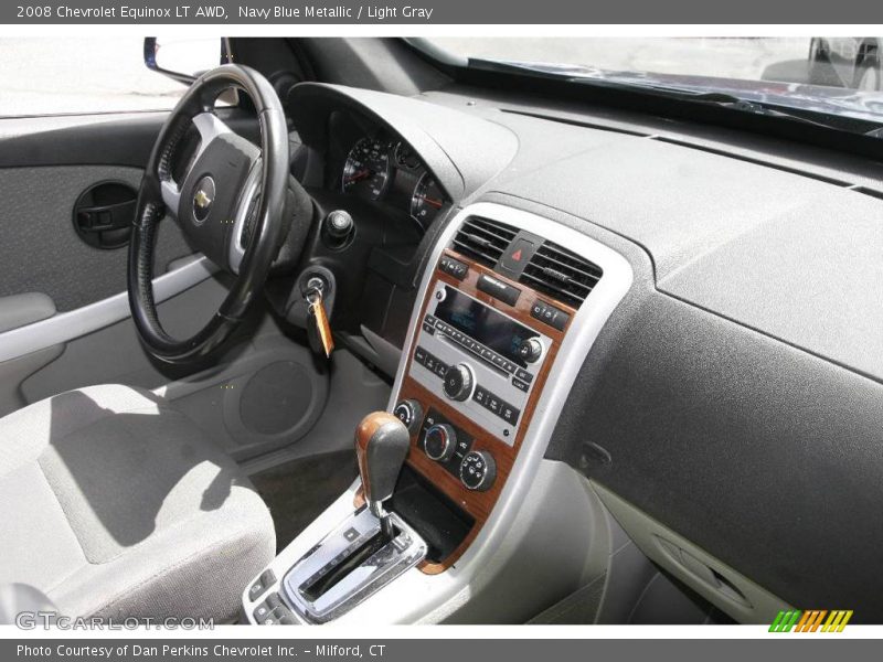 Navy Blue Metallic / Light Gray 2008 Chevrolet Equinox LT AWD