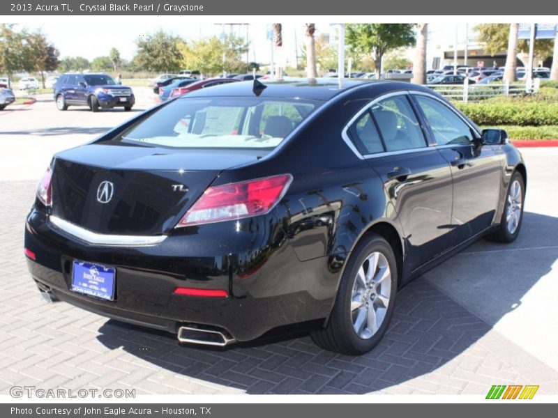 Crystal Black Pearl / Graystone 2013 Acura TL
