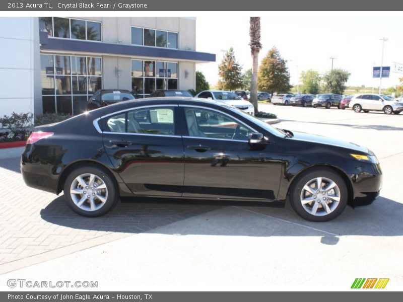 Crystal Black Pearl / Graystone 2013 Acura TL