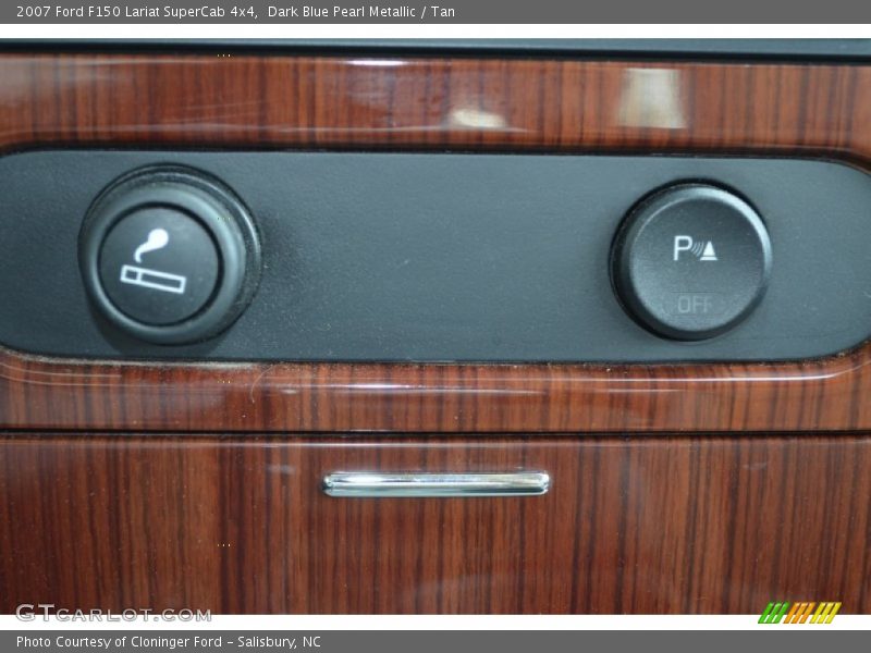 Dark Blue Pearl Metallic / Tan 2007 Ford F150 Lariat SuperCab 4x4