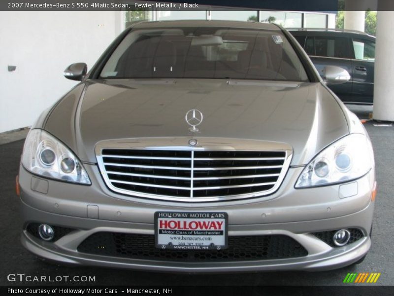 Pewter Metallic / Black 2007 Mercedes-Benz S 550 4Matic Sedan