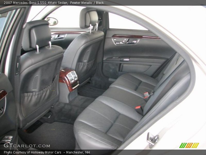 Pewter Metallic / Black 2007 Mercedes-Benz S 550 4Matic Sedan