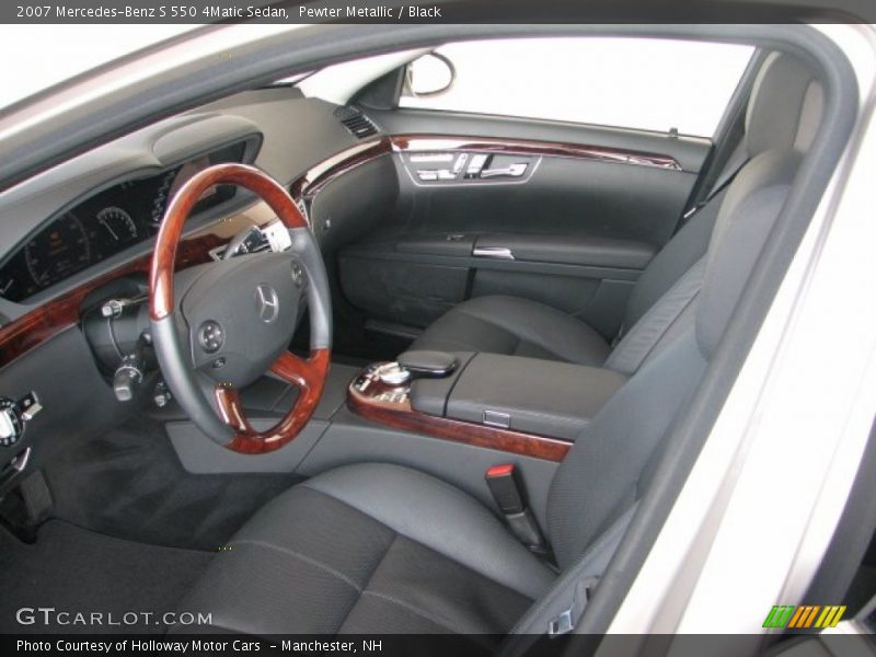 Pewter Metallic / Black 2007 Mercedes-Benz S 550 4Matic Sedan