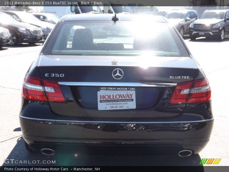 Black / Black 2011 Mercedes-Benz E 350 BlueTEC Sedan